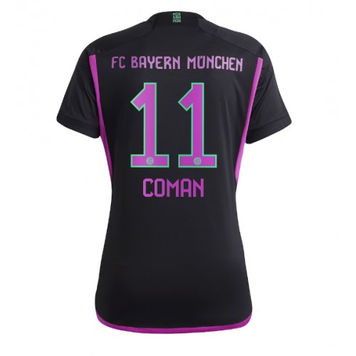 Maillot de foot Bayern Munich Kingsley Coman #11 Extérieur Femmes 2023-24 Manches Courte